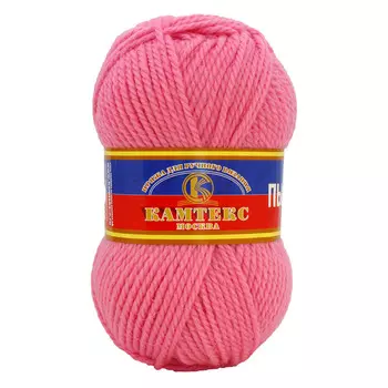 Пряжа Камтекс 'Пышка' (100%шерсть) (056 розовый)