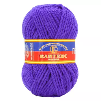 Пряжа Камтекс 'Пышка' (100%шерсть) (060 фиолет.)