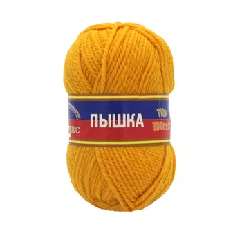 Пряжа Камтекс 'Пышка' (100%шерсть) (104 желтый)
