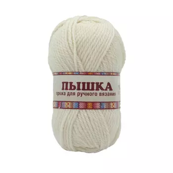 Пряжа Камтекс 'Пышка' (100%шерсть) (205 белый)