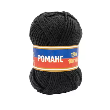 Пряжа Камтекс 'Романс' (50%шерсть, 50%акрил) (137 маренго)