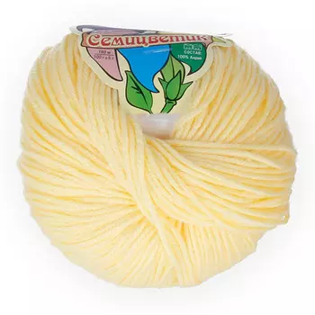 Пряжа Камтекс 'Семицветик' 100гр. 180м. (100% акрил) (031 шампанское)