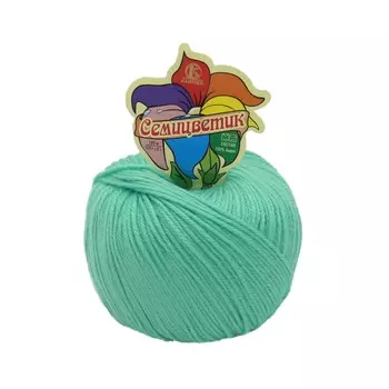Пряжа Камтекс 'Семицветик' 100гр. 180м. (100% акрил) (025 мята)