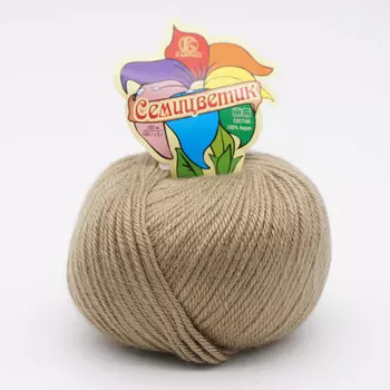 Пряжа Камтекс 'Семицветик' 100гр. 180м. (100% акрил) (007 лен)
