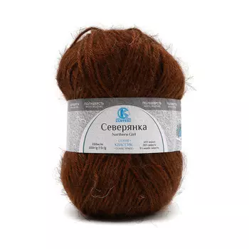Пряжа Камтекс 'Северянка' 100гр. 150м. (30% шерсть, 5% верблюжья шерсть, 65% акрил) (049 медный)