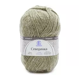 Пряжа Камтекс 'Северянка' 100гр. 150м. (30% шерсть, 5% верблюжья шерсть, 65% акрил) (007 лен)