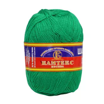 Пряжа Камтекс 'Шалунья лайт' (55%шерсть, 45%акрил) (044 трава)