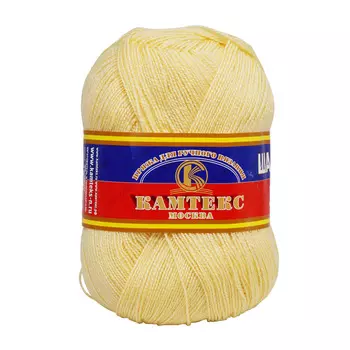 Пряжа Камтекс 'Шалунья лайт' (55%шерсть, 45%акрил) (031 шампанское)