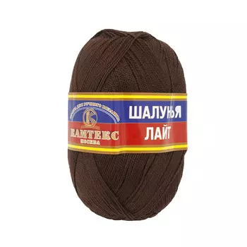 Пряжа Камтекс 'Шалунья лайт' (55%шерсть, 45%акрил) (063 шоколад)