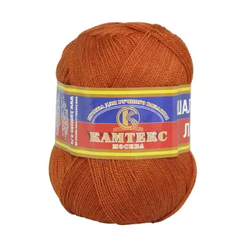 Пряжа Камтекс 'Шалунья лайт' (55%шерсть, 45%акрил) (051 терракот)