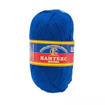 Пряжа Камтекс 'Шалунья лайт' (55%шерсть, 45%акрил) (019 василек)