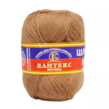 Пряжа Камтекс 'Шалунья лайт' (55%шерсть, 45%акрил) (077 т.бежевый)