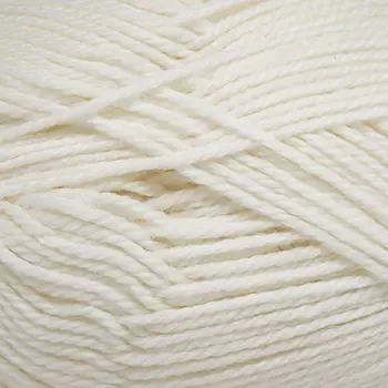 Пряжа Камтекс 'Соната' 100гр. 250м. (50%шерсть,50%акрил) (205 белый)