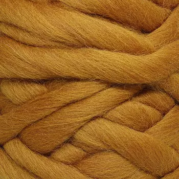Пряжа Камтекс 'Супер толстая' 500гр. 40м.(шерсть п/т 100%) (112 золотистый)