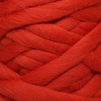 Пряжа Камтекс 'Супер толстая' 500гр. 40м.(шерсть п/т 100%) (052 кирпичный)