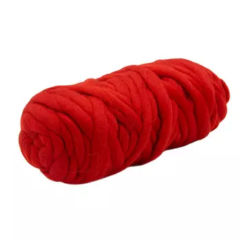 Пряжа Камтекс 'Супер толстая' 500гр. 40м.(шерсть п/т 100%) (046 красный)