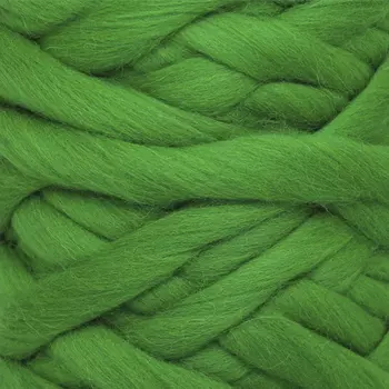 Пряжа Камтекс 'Супер толстая' 500гр. 40м.(шерсть п/т 100%) (044 трава)