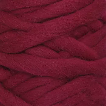 Пряжа Камтекс 'Супер толстая' 500гр. 40м.(шерсть п/т 100%) (091 вишня)