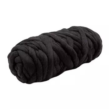 Пряжа Камтекс 'Супер толстая' 500гр. 40м.(шерсть п/т 100%) (003 черный)