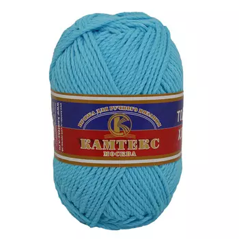 Пряжа Камтекс 'Толстый хлопок' 100гр.100м. (100% хлопок) (024 бирюза)