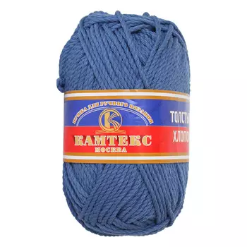 Пряжа Камтекс 'Толстый хлопок' 100гр.100м. (100% хлопок) (022 джинса)