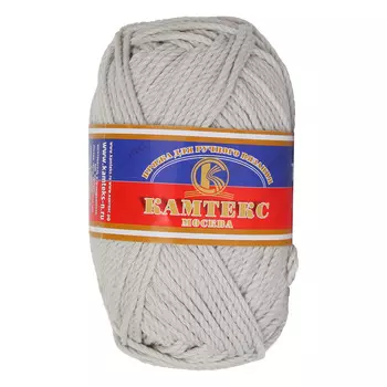 Пряжа Камтекс 'Толстый хлопок' 100гр.100м. (100% хлопок) (008 серебристый)
