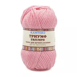 Пряжа Камтекс 'Триумф' 100гр. 100м. (20% шерсть, 80% акрил) (056 розовый)