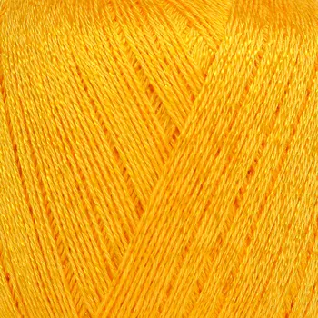 Пряжа Камтекс 'Вискозный шелк' блестящий (100%вискоза) (104 желтый)