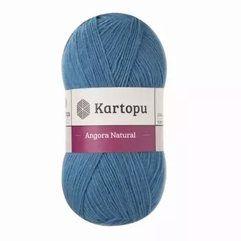 Пряжа KARTOPU 'Angora Natural' 100г 530м (10% шерсть, 10% мохер, 80% акрил) (K1467)