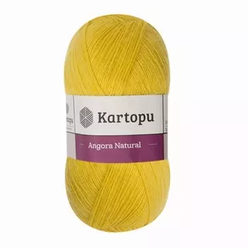 Пряжа KARTOPU 'Angora Natural' 100г 530м (10% шерсть, 10% мохер, 80% акрил) (K1321)