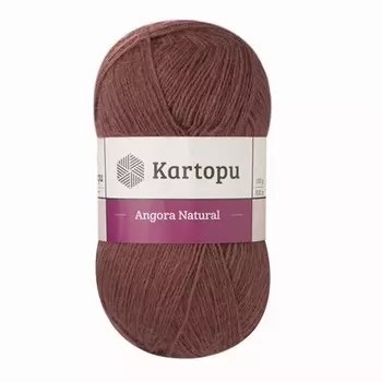 Пряжа KARTOPU 'Angora Natural' 100г 530м (10% шерсть, 10% мохер, 80% акрил) (К1717 св-фиолетовый)