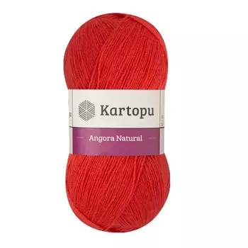 Пряжа KARTOPU 'Angora Natural' 100г 530м (10% шерсть, 10% мохер, 80% акрил) (K1170)