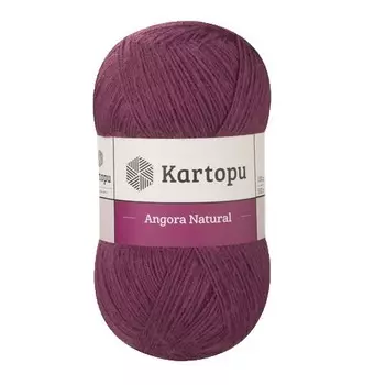 Пряжа KARTOPU 'Angora Natural' 100г 530м (10% шерсть, 10% мохер, 80% акрил) (K1723)