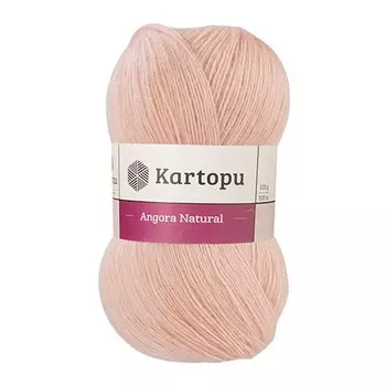 Пряжа KARTOPU 'Angora Natural' 100г 530м (10% шерсть, 10% мохер, 80% акрил) (K1873)