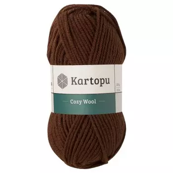 Пряжа KARTOPU 'Cozy Wool' 100г 110м (25% шерсть, 75% акрил) (K890)