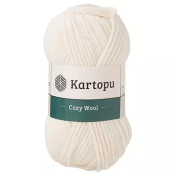 Пряжа KARTOPU 'Cozy Wool' 100г 110м (25% шерсть, 75% акрил) (K025)