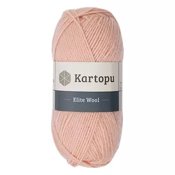 Пряжа KARTOPU 'Elite wool' 100г 220м (49% шерсть, 51% акрил) (К1873 персиковый)