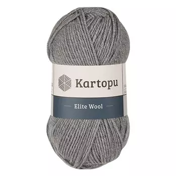 Пряжа KARTOPU 'Elite wool' 100г 220м (49% шерсть, 51% акрил) (K1001)