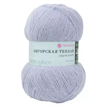 Пряжа Пехорка 'Ангорская тёплая' 100гр. 480м (40% шерсть, 60% акрил) (25 кристалл)