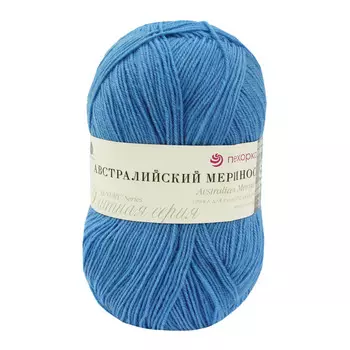 Пряжа Пехорка 'Австралийский меринос' (95% мериносовая шерсть, 5% акрил) (45-Т.бирюза)