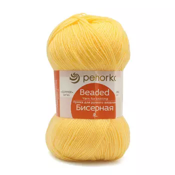 Пряжа Пехорка 'Бисерная' 100гр., 450м. (100% высокообъёмный акрил) (279 шампанское)