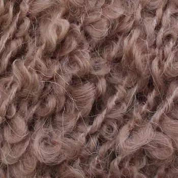 Пряжа Пехорка 'Буклированная' 200 гр., 220 м., упак./5 шт. (30% мохер, 20% шерсть, 50% акрил высокообъемный) (377-Кофейный)