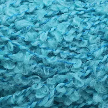 Пряжа Пехорка 'Буклированная' 200 гр., 220 м., упак./5 шт. (30% мохер, 20% шерсть, 50% акрил высокообъемный) (95-Океан)