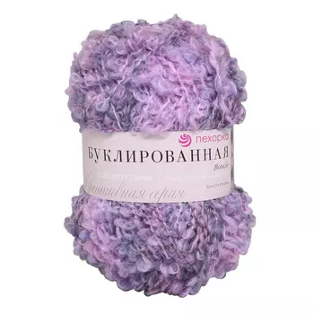 Пряжа Пехорка 'Буклированная' 200 гр., 220 м., упак./5 шт. (30% мохер, 20% шерсть, 50% акрил высокообъемный) (1096 М)