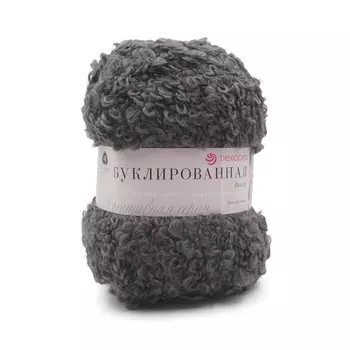 Пряжа Пехорка 'Буклированная' 200 гр., 220 м., упак./5 шт. (30% мохер, 20% шерсть, 50% акрил высокообъемный) (484 баклажан)