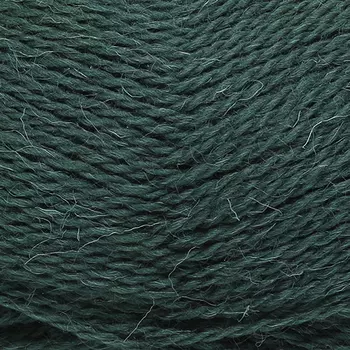 Пряжа Пехорка 'Деревенская' (100%шерсть) (453-Т.зеленый)