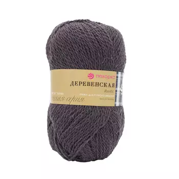 Пряжа Пехорка 'Деревенская' (100%шерсть) (585 графит)