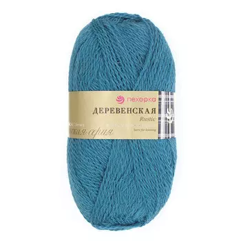 Пряжа Пехорка 'Деревенская' (100%шерсть) (591 лагуна)