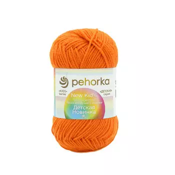 Пряжа Пехорка 'Детская новинка' 50 гр. 200 м. (100%акрил) (79 календула)