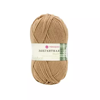 Пряжа Пехорка 'Элегантная' (100%мериносовая шерсть) (270-Мокрый песок)